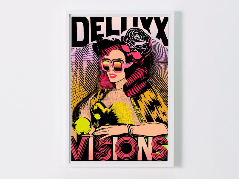 Posters designed for Herman Miller Gaming by FAILE and Deluxx Fluxx.