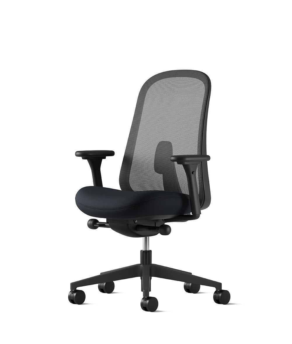 Lino Graphite/Spinoza Office Chair