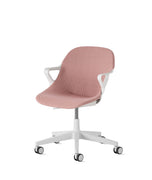 Zeph Alpine/Tea Rose Fixed Arms Chair