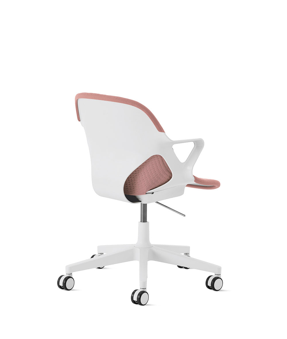 Zeph Alpine/Tea Rose Fixed Arms Chair
