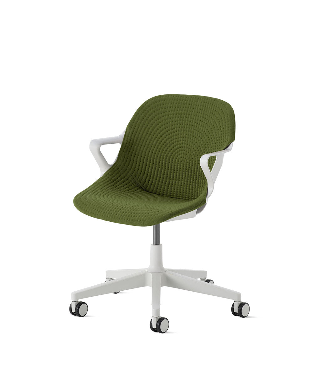 Zeph Alpine/Olive Fixed Arms Chair