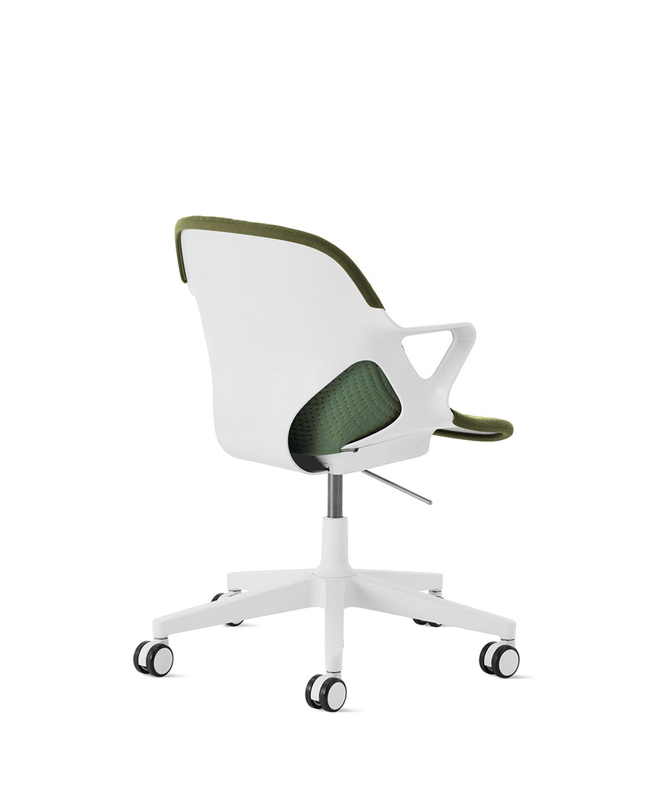 Zeph Alpine/Olive Fixed Arms Chair