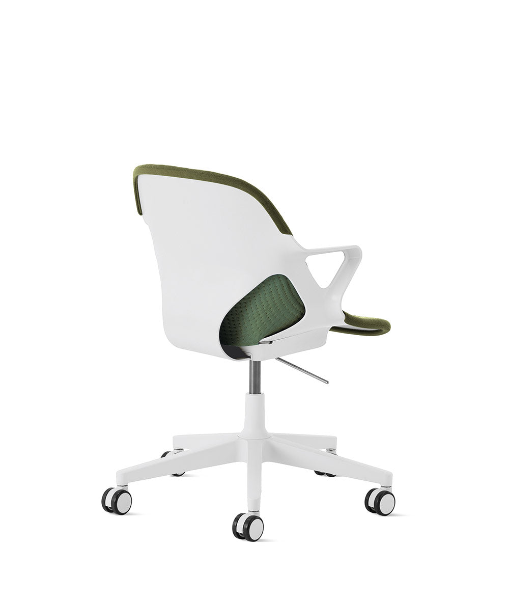 Zeph Alpine/Olive Fixed Arms Chair