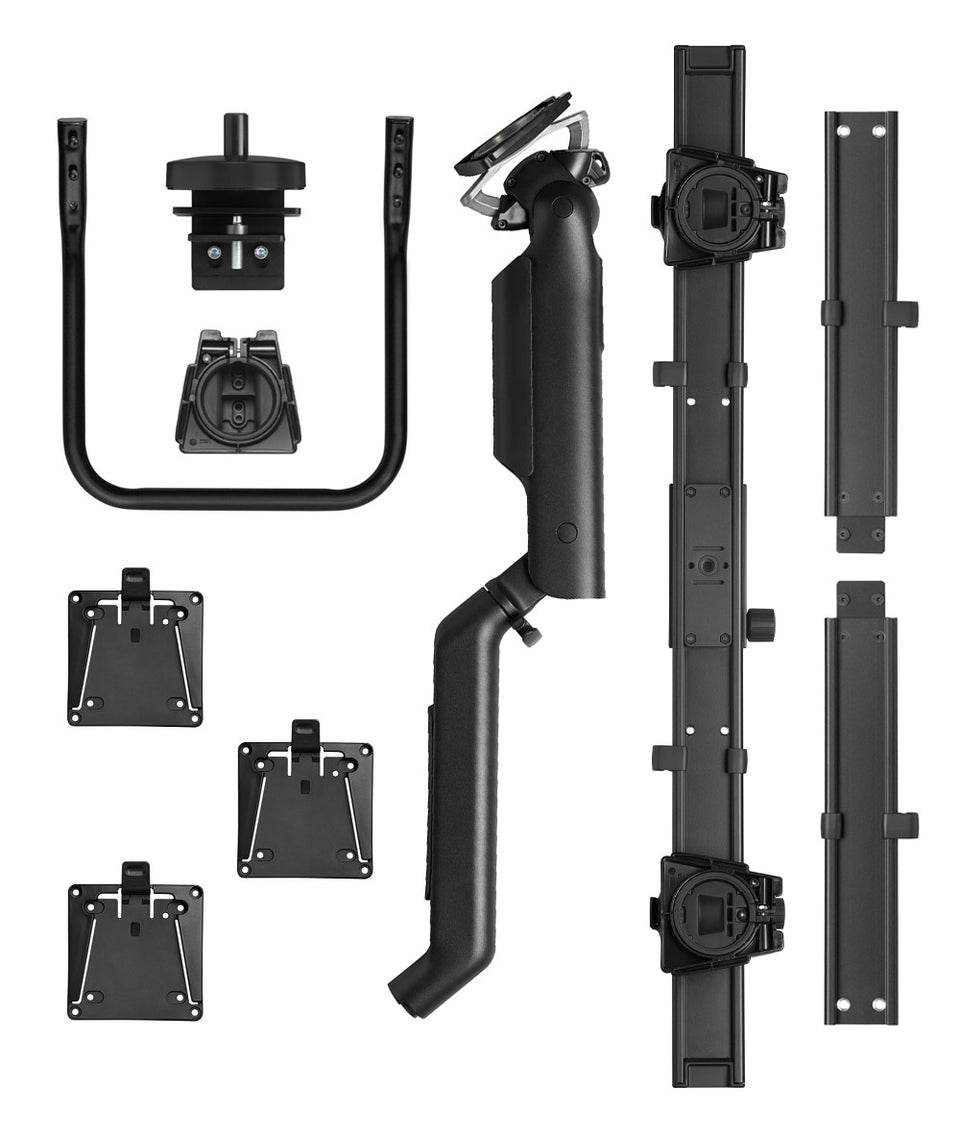 Flo Split Flo X Large Format Triple Monitor Arm | Herman Miller