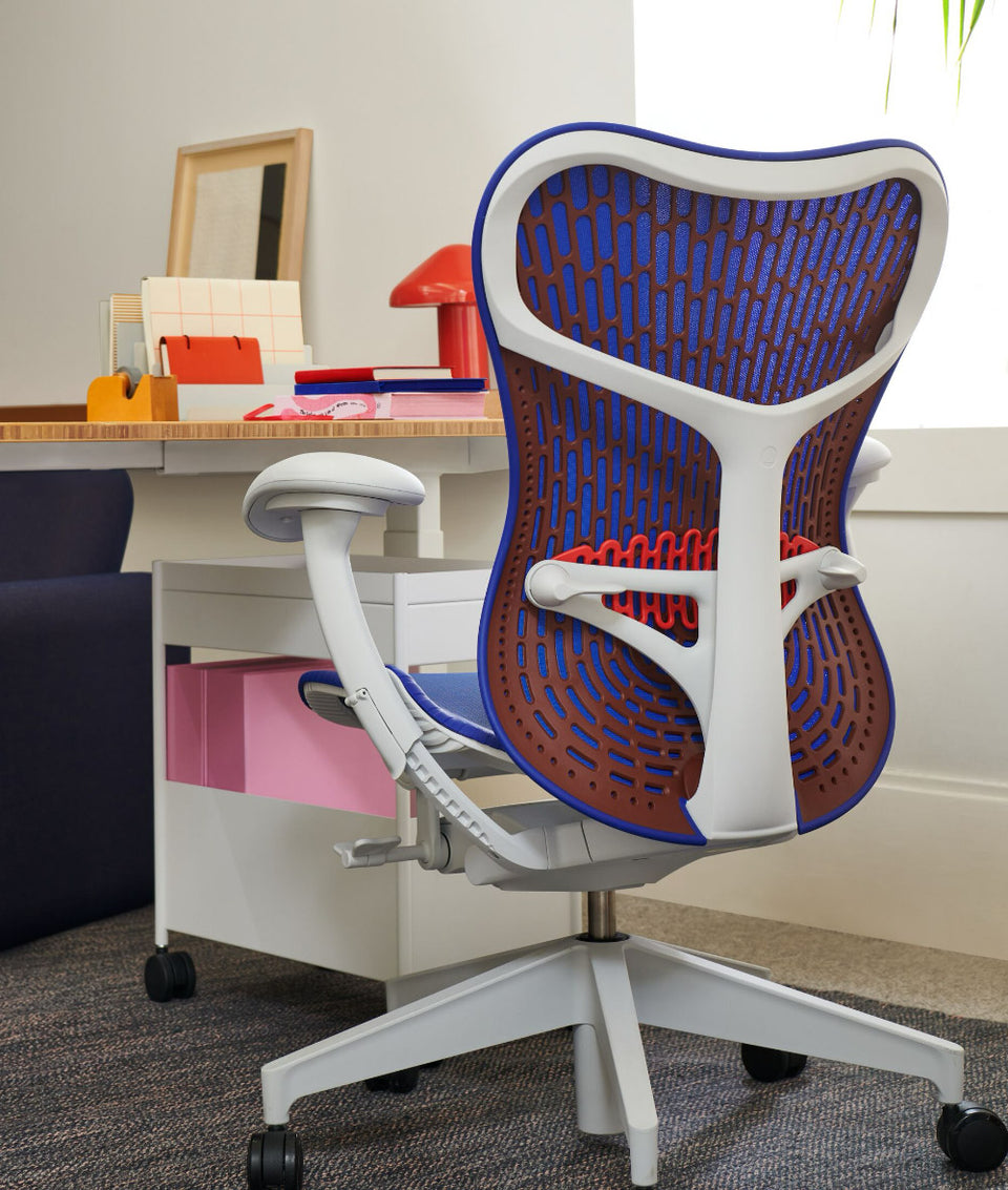 Mirra 2 Cordovan/Ultramarine Blue Butterfly Office Chair