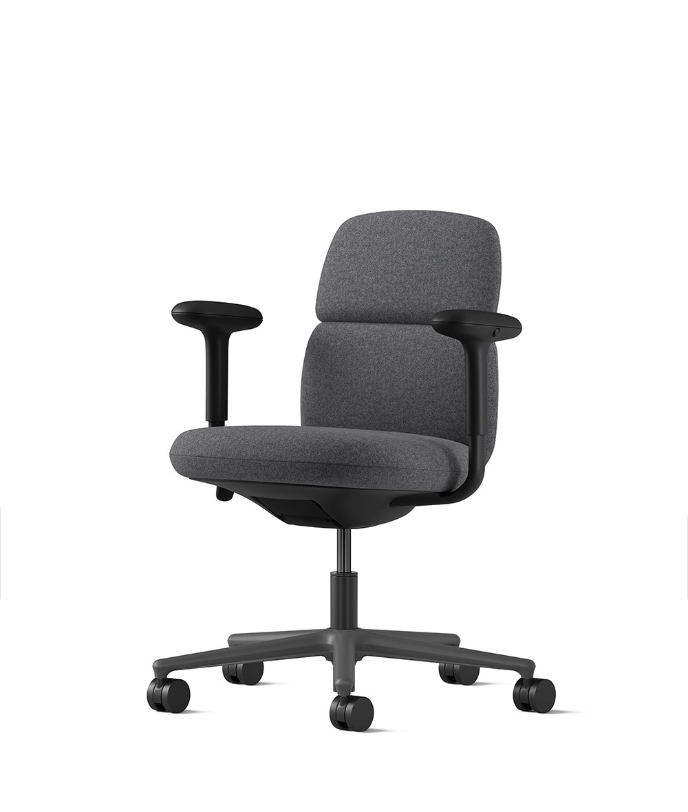Asari Scoria/Graphite Mid Back Chair