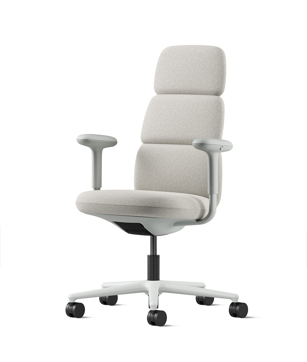 Asari Blanched/Alpine High Back Chair