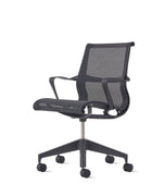 Setu Graphite/Graphite Fixed Arms Chair