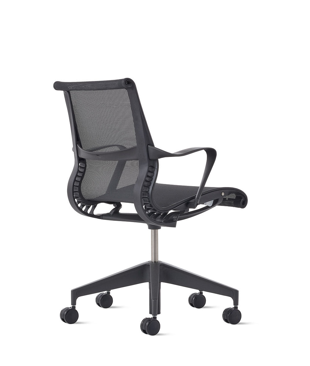 Setu Graphite/Graphite Fixed Arms Chair