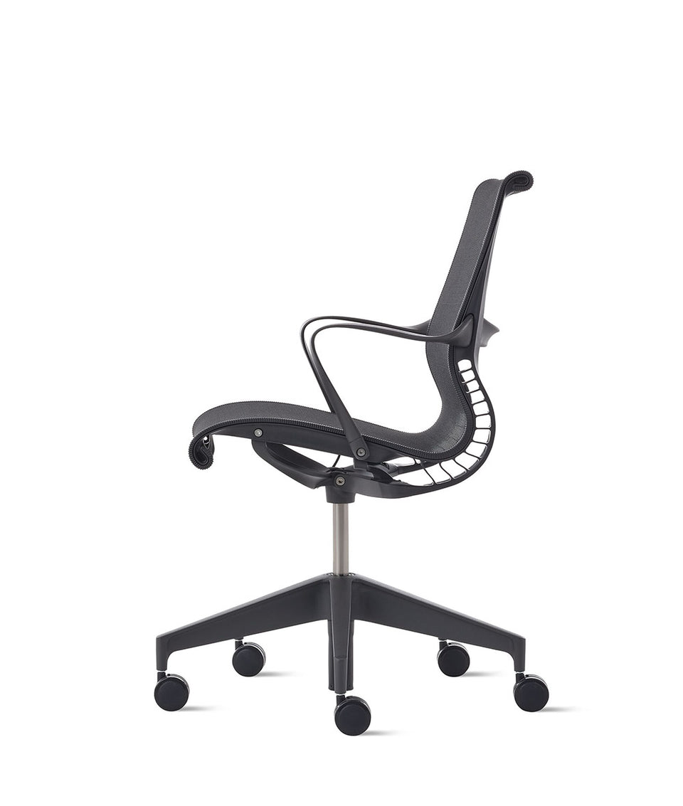 Setu Graphite/Graphite Fixed Arms Chair