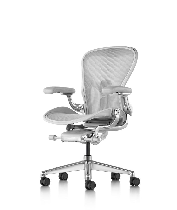 Mineral/Polished Aluminium Office Chair | Herman