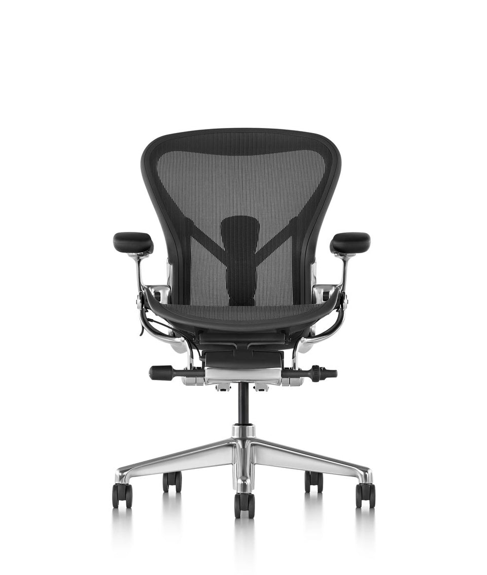 Aeron Graphite/Polished Office Chair