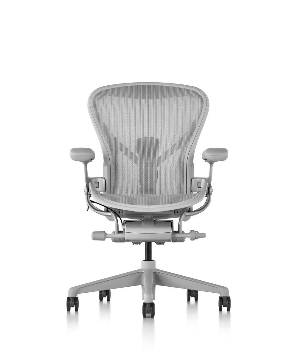 Aeron Mineral/Satin Aluminium Office Chair | Herman Miller