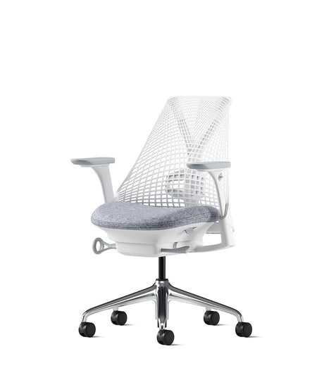 Sayl Studio White/Silverdale Polished Office Chair
