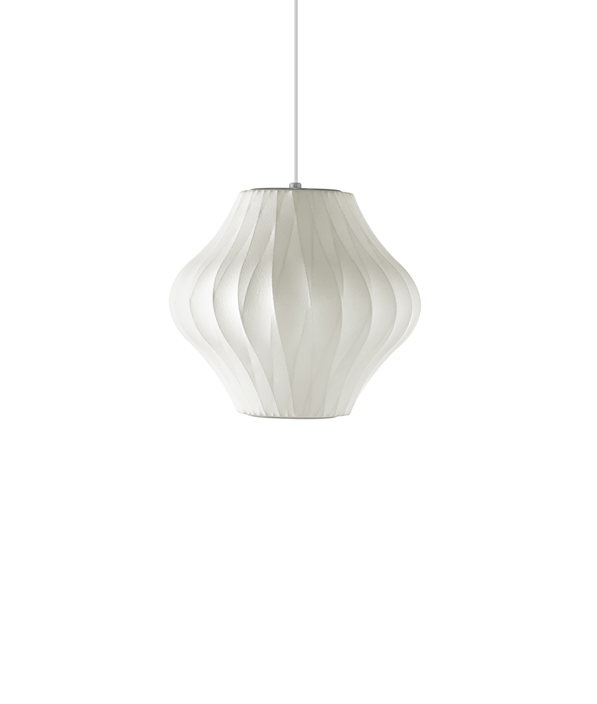 Nelson Pear Crisscross Bubble Pendant
