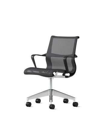 Setu Graphite/Graphite Office Chair* Polished